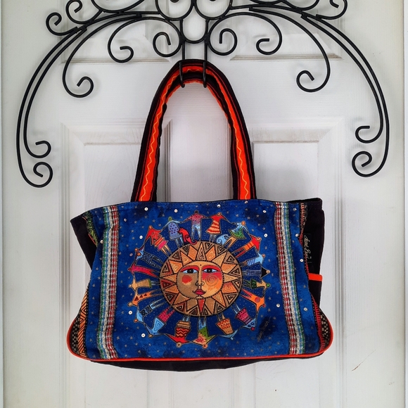 Laurel Burch Handbags - Laurel Burch Harmony Under the Sun Canvas Handbag Purse